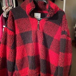 Buffalo plaid Sherpa